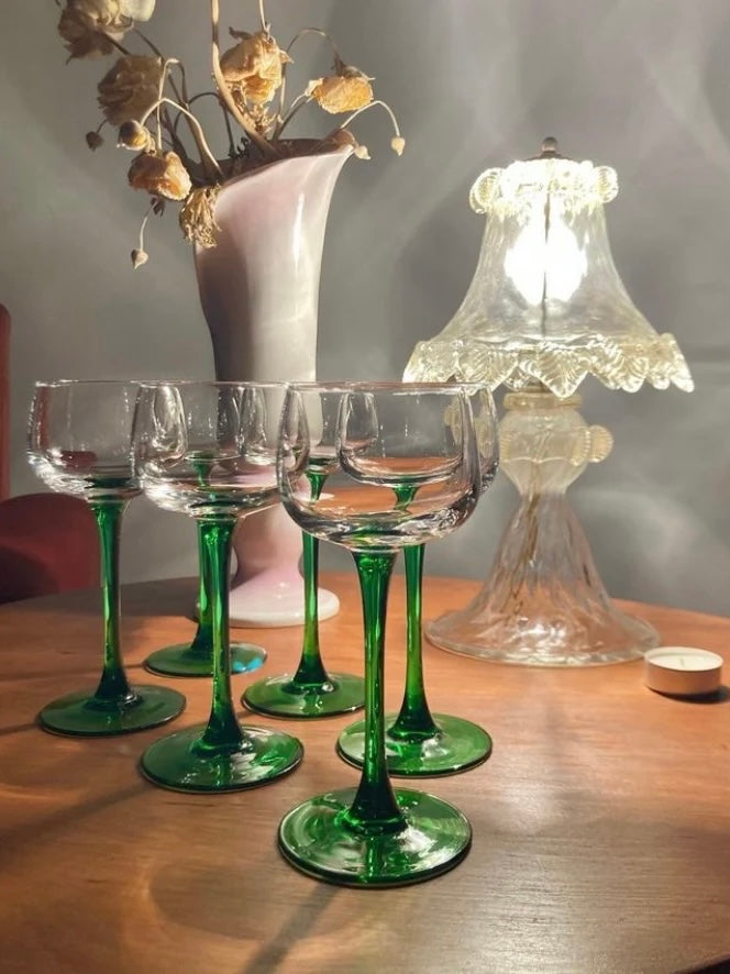 Luminarc tapered stem wine glass set