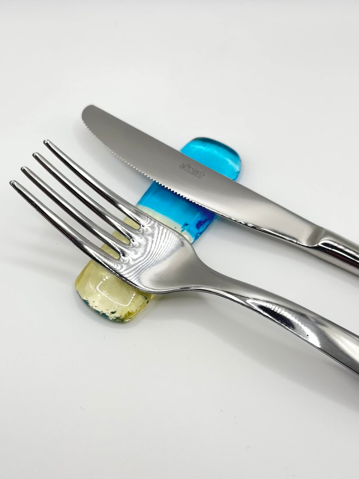 Set di poggia posate banana-blu