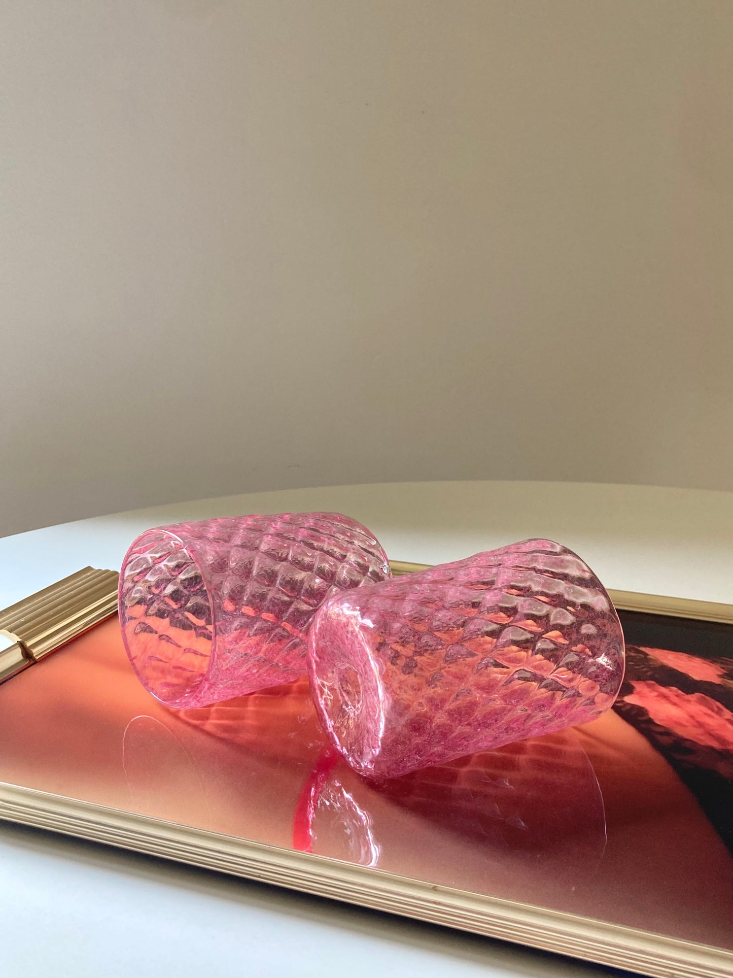 Set di goti veneziani balloton rosa