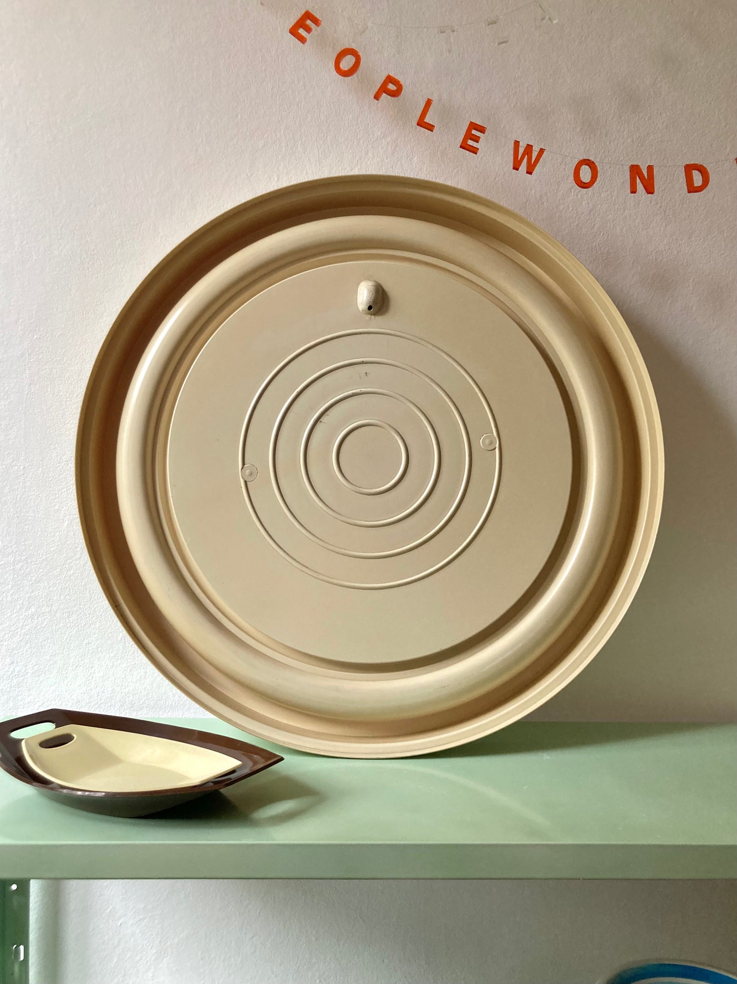 Grande specchio tondo anni β70