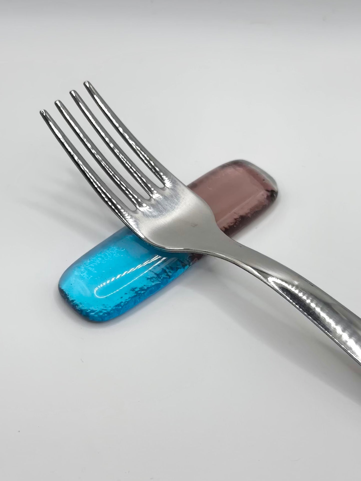 Set di poggia posate vinaccia-blu