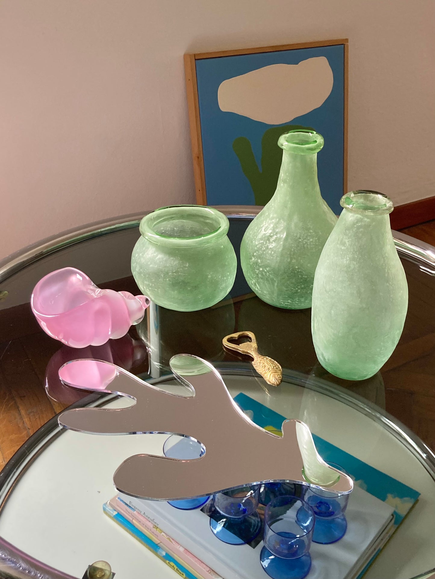 Coral mirror