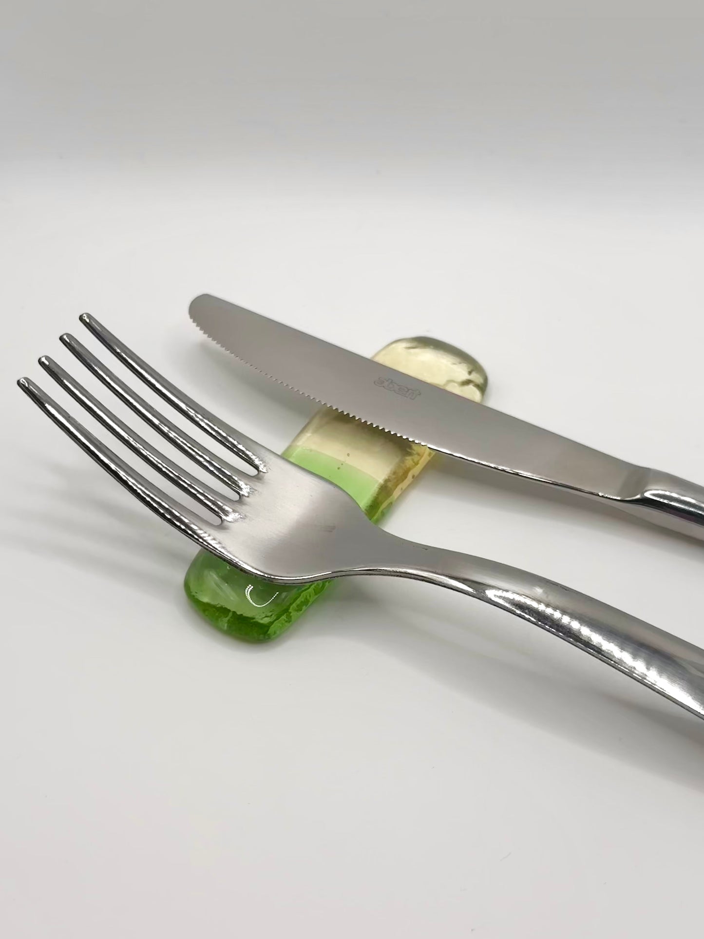 Set di poggia posate banana-verde