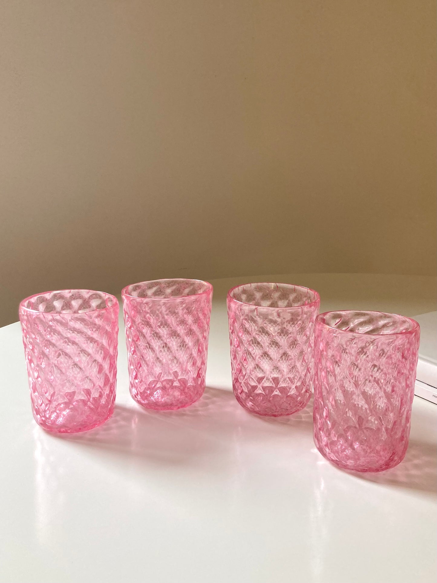 Set di goti veneziani balloton rosa
