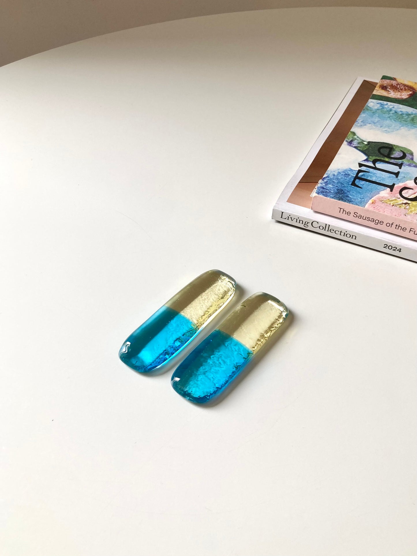 Set di poggia posate banana-blu