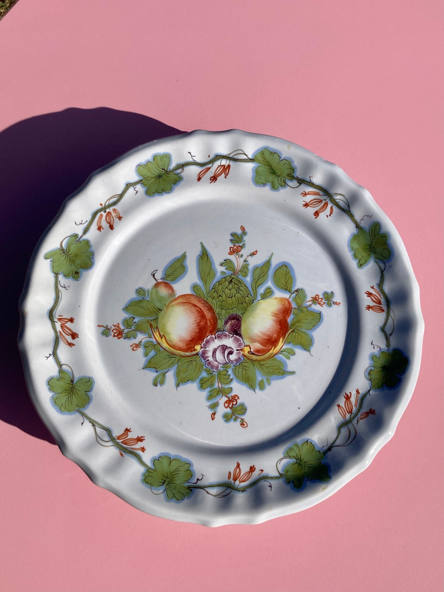 Set di 6 piattini da frutta vintage