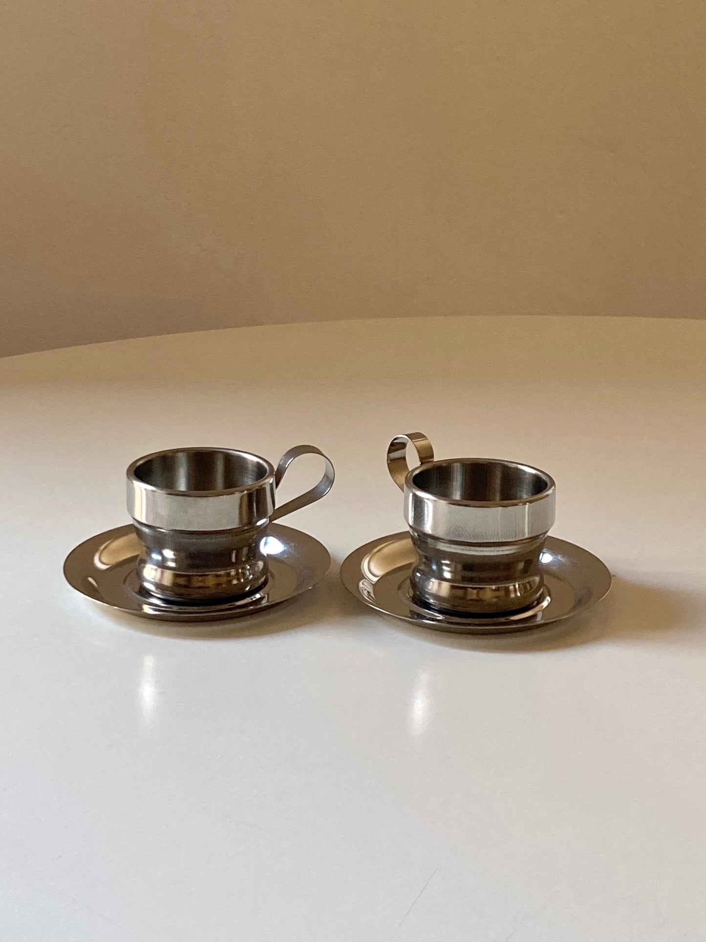 Coppia di tazzine da caffè termiche vintage