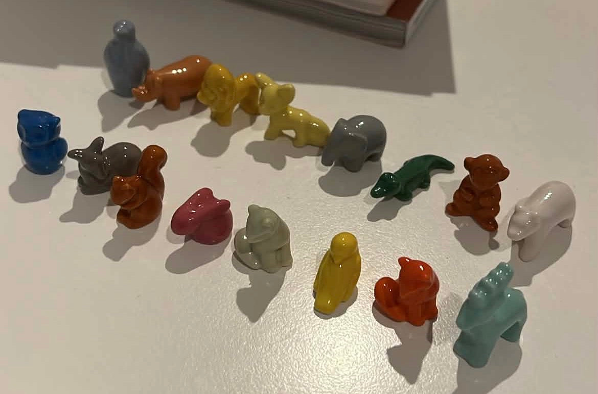 Set di 16 animaletti segnaposto