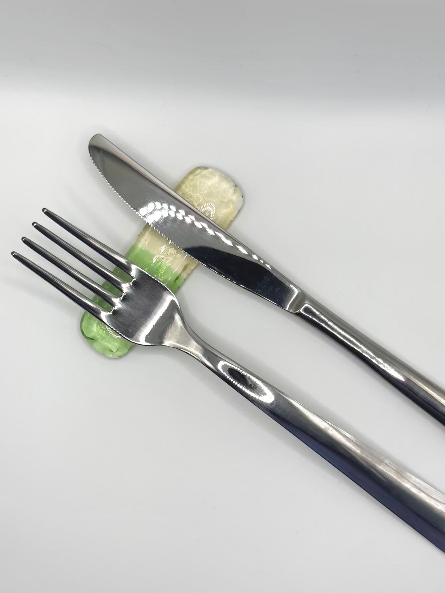 Set di poggia posate banana-verde