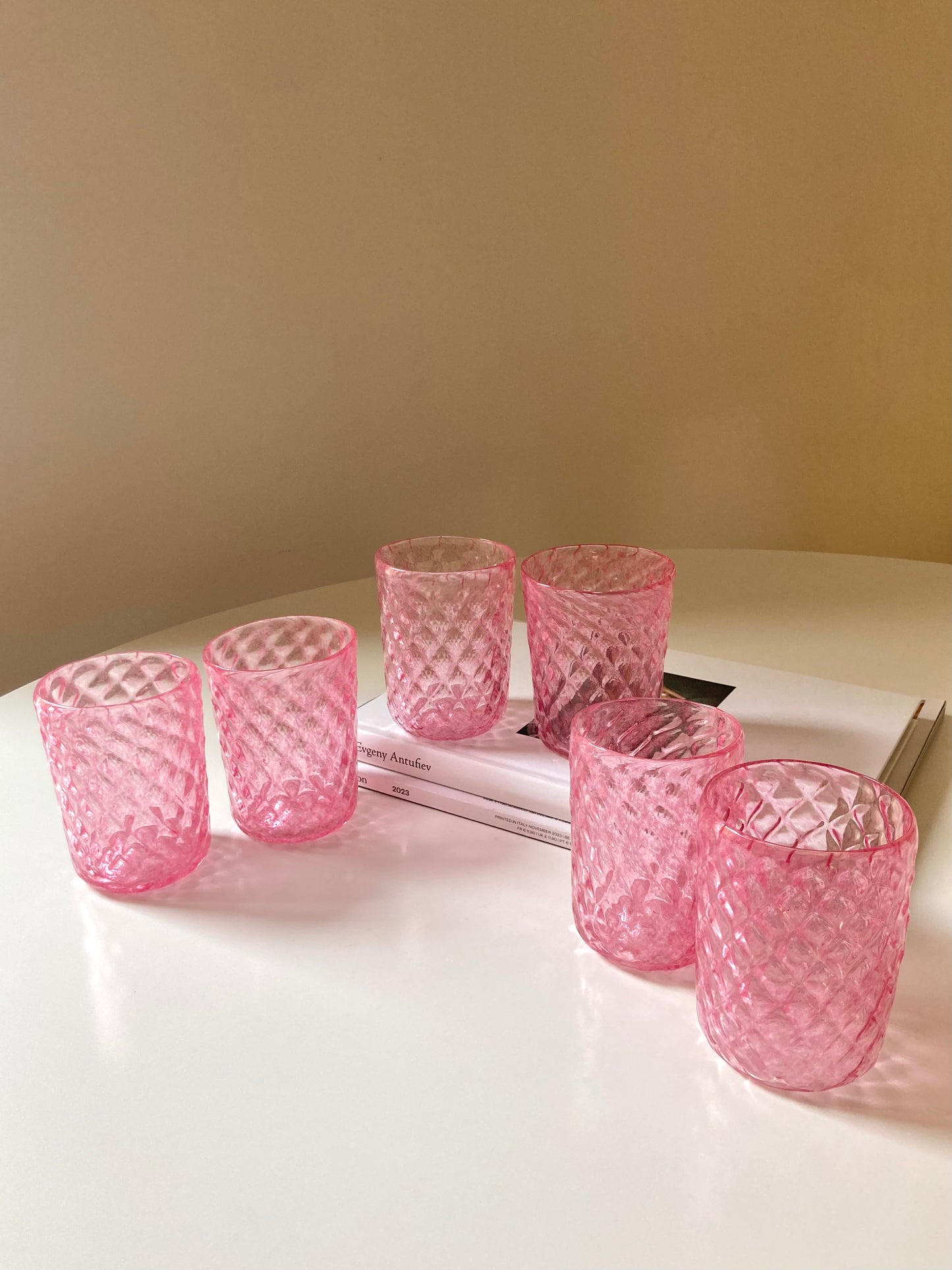 Set di goti veneziani balloton rosa