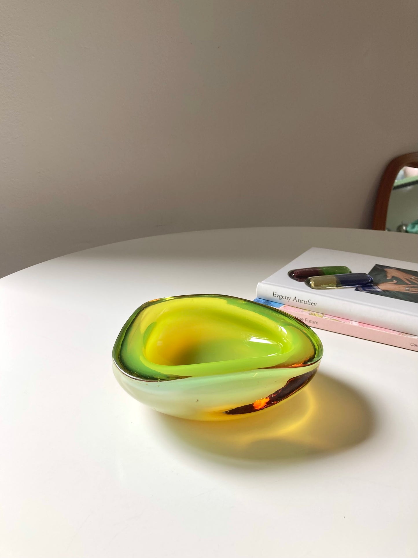 Grande svuotatasche in vetro di Murano