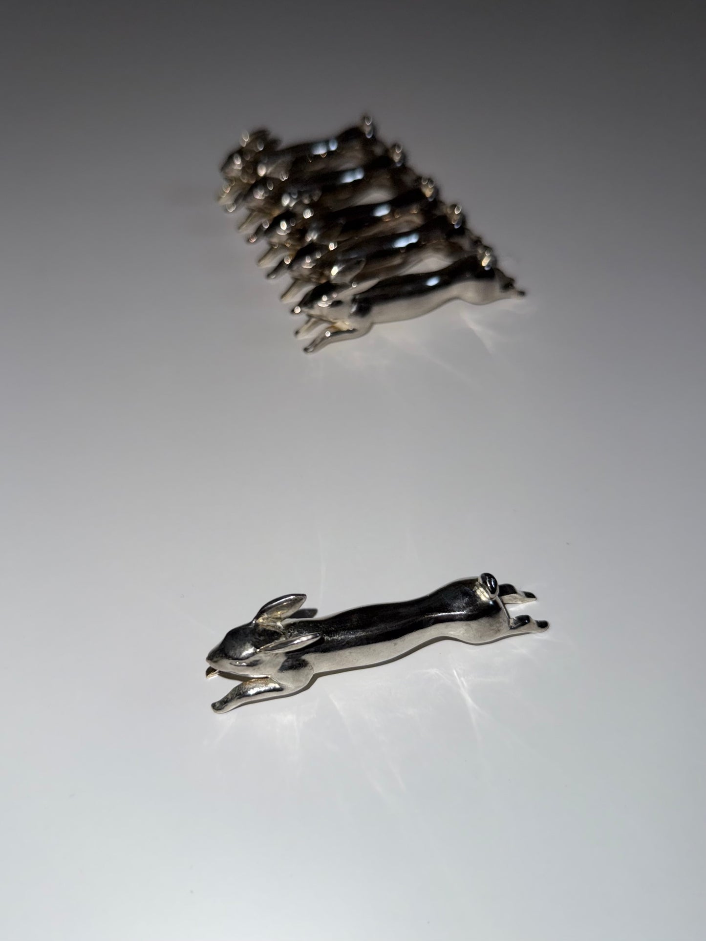 Rosetta ~ Set 6 conigli poggiacoltello