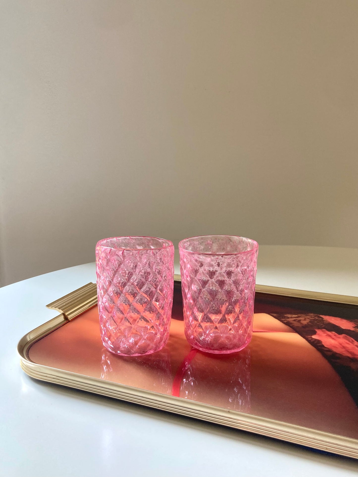 Set di goti veneziani balloton rosa