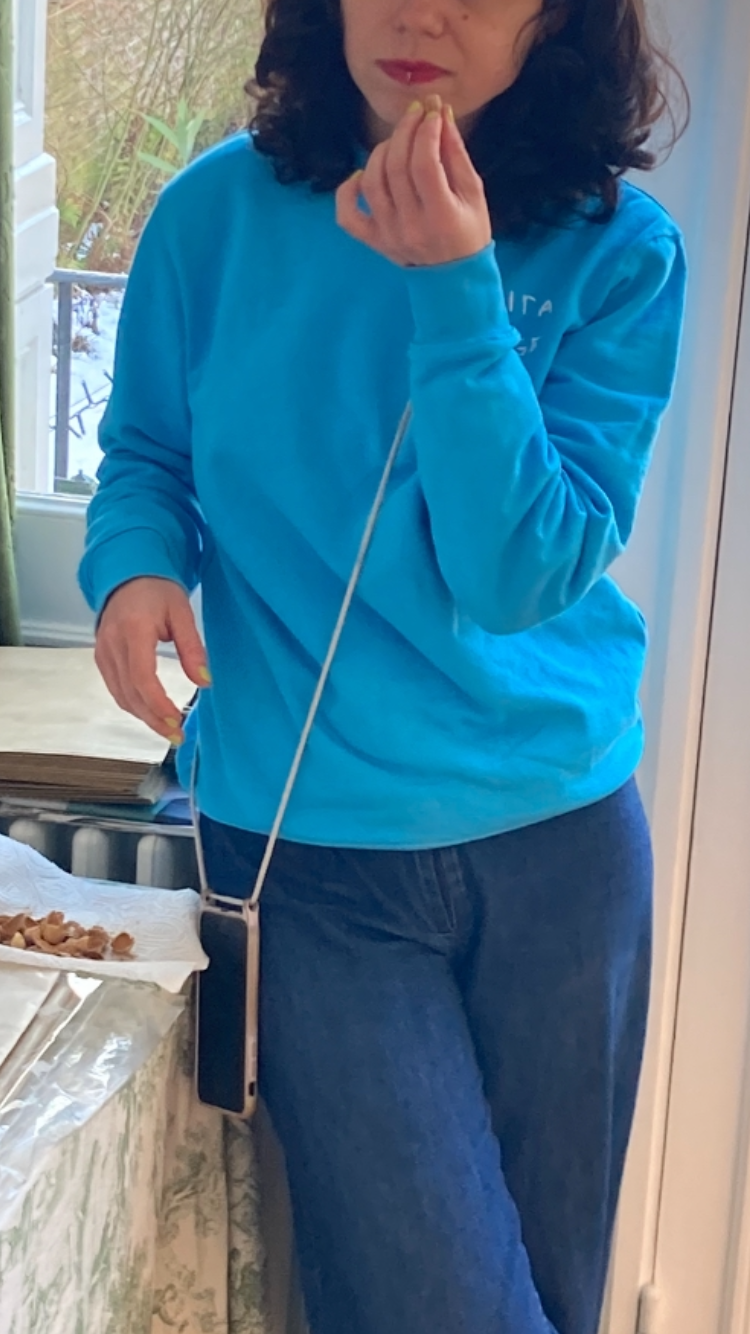 Felpa unisex Palmira in cotone organico