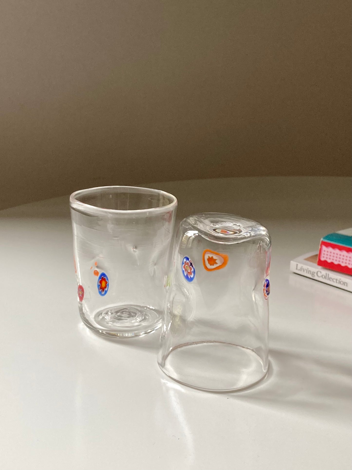 Set di 4 bicchieri in vetro di Murano