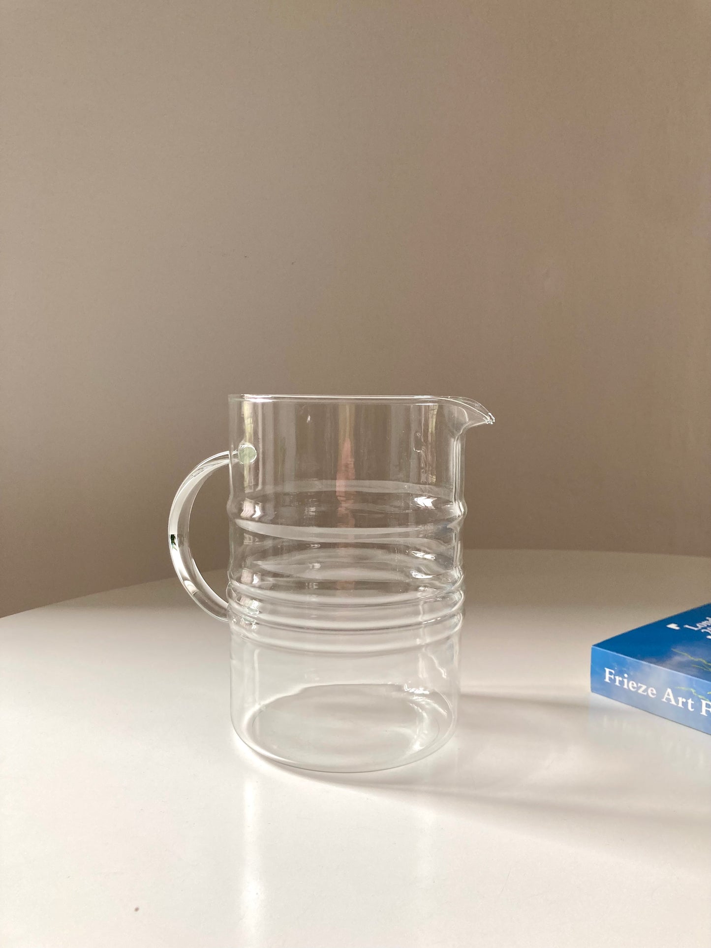 Set 4 bicchieri e caraffa in vetro di Murano