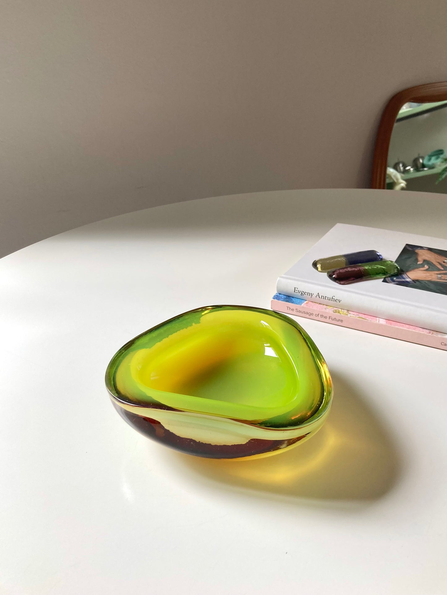 Grande svuotatasche in vetro di Murano