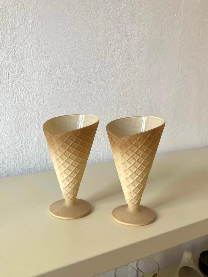 Coppe da dessert a forma di cono