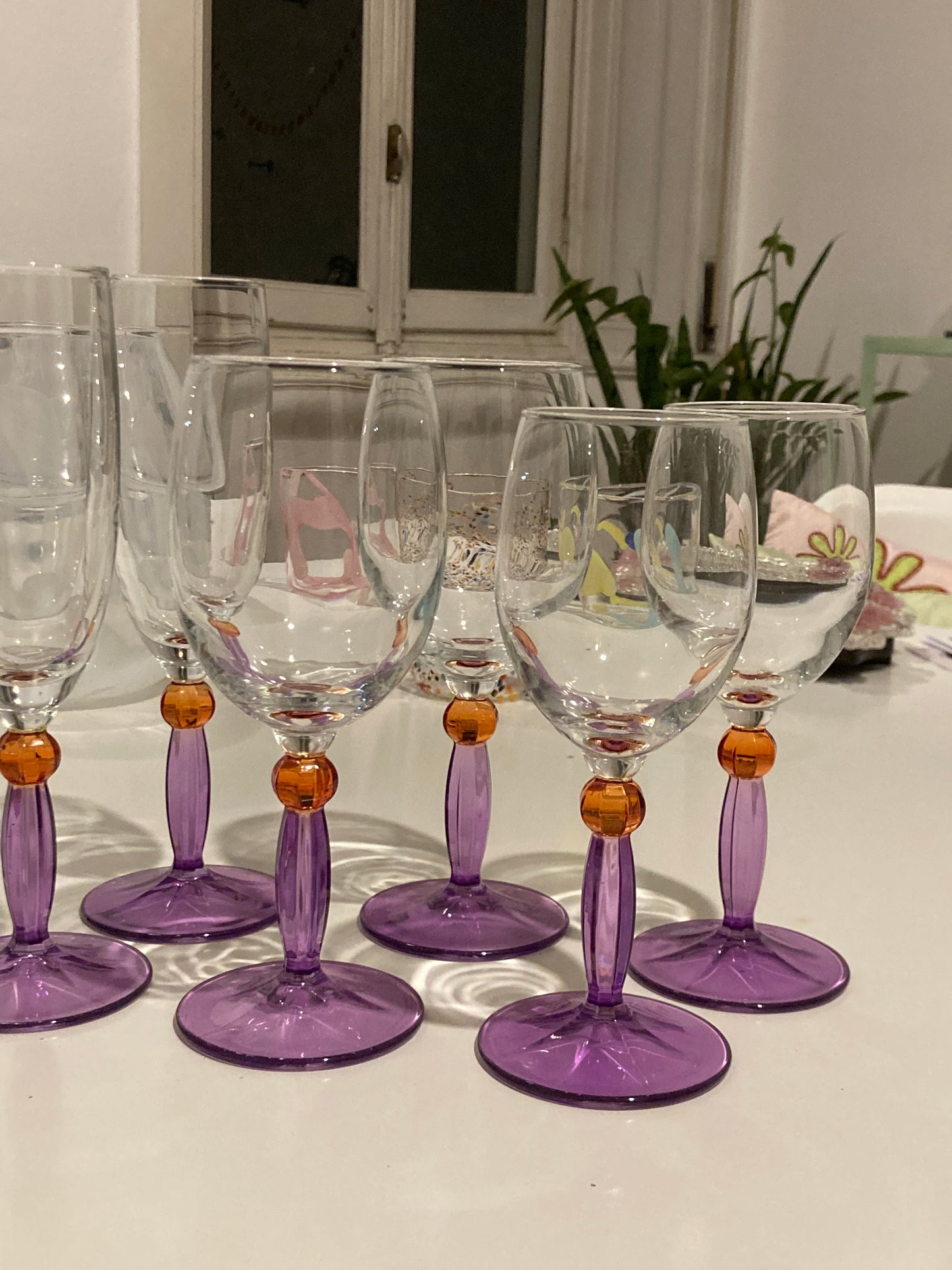 Servizio 12 calici da vino e acqua