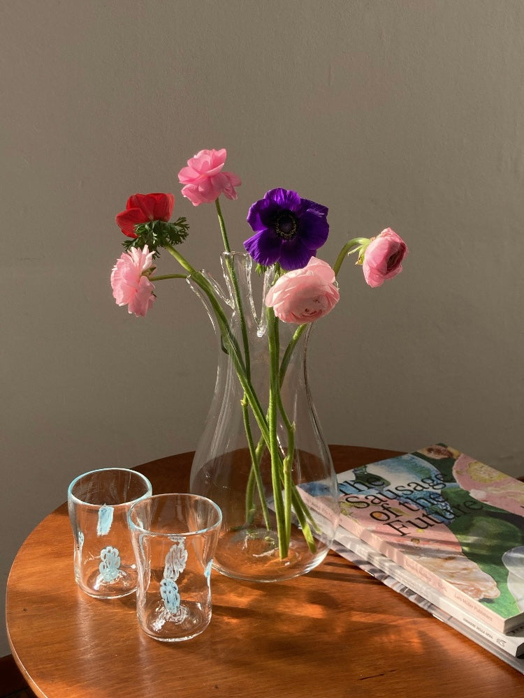 Vaso finocchio in vetro di Murano