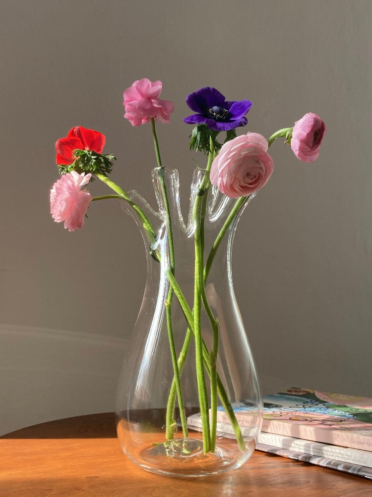 Vaso finocchio in vetro di Murano