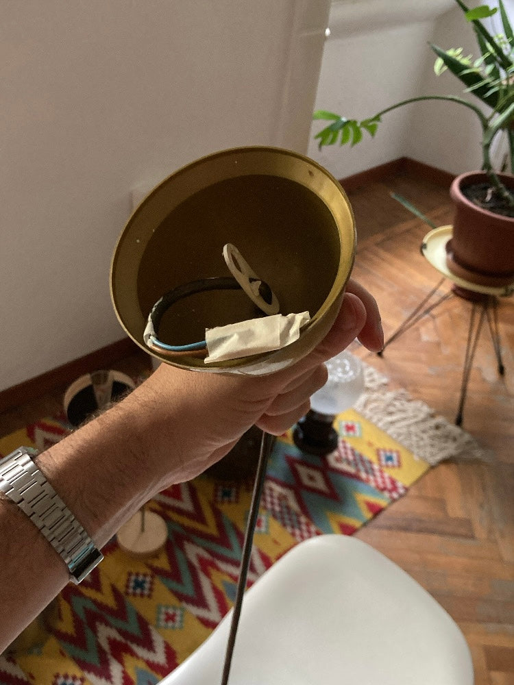 Lampadario fatto a mano all’uncinetto