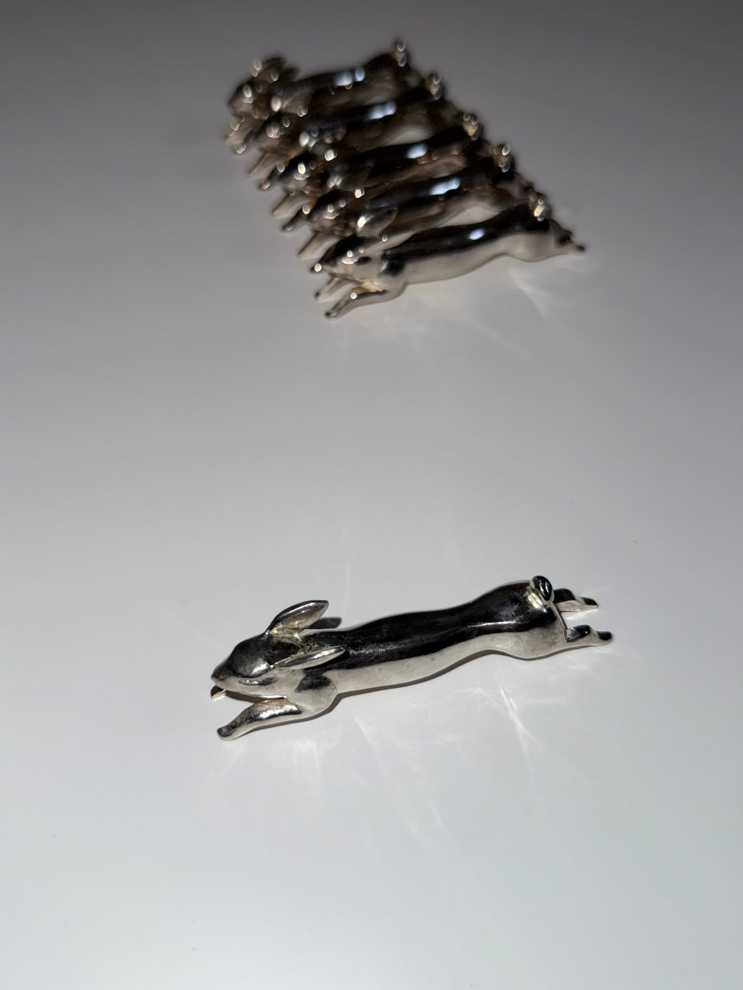 Rosetta ~ Set 6 conigli poggiacoltello