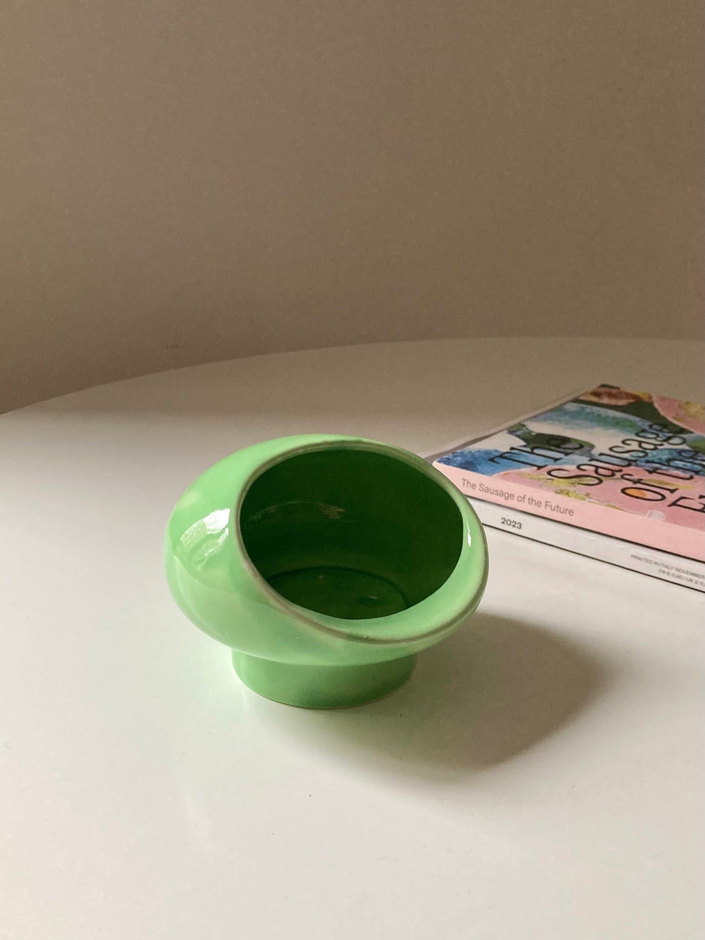 Posacenere a cupola piccolo verde