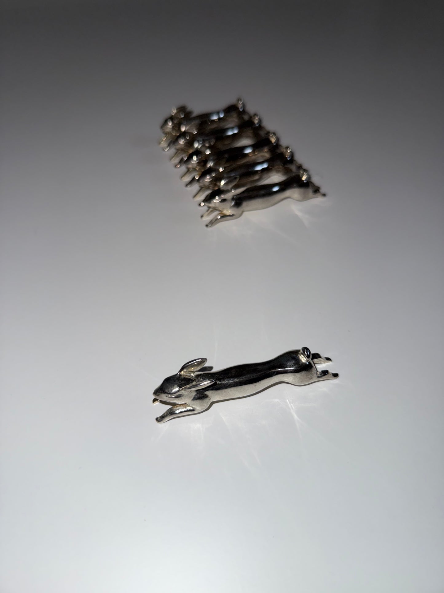 Rosetta ~ Set 6 conigli poggiacoltello