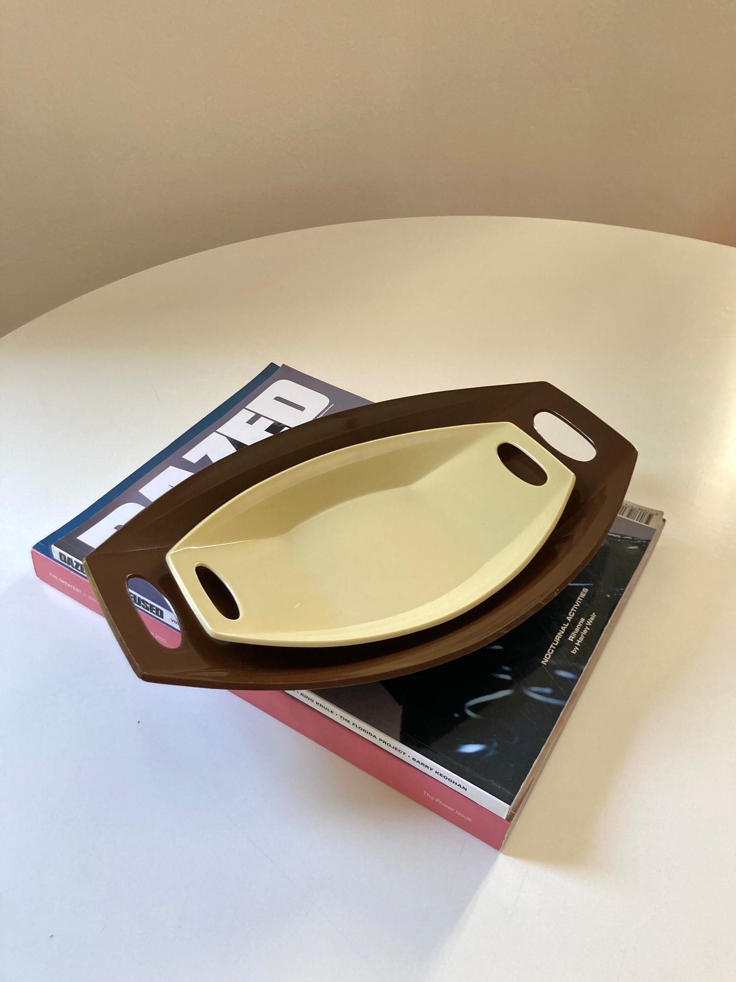 Vintage space age tray