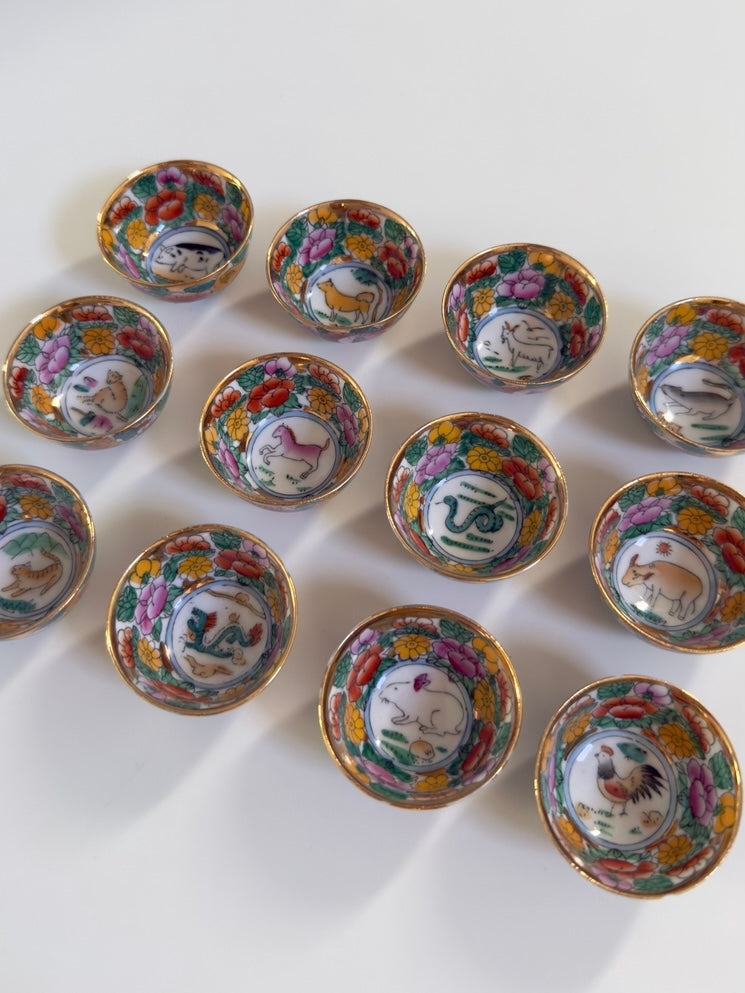 Rosetta ~ Set 12 bicchierini da sakè