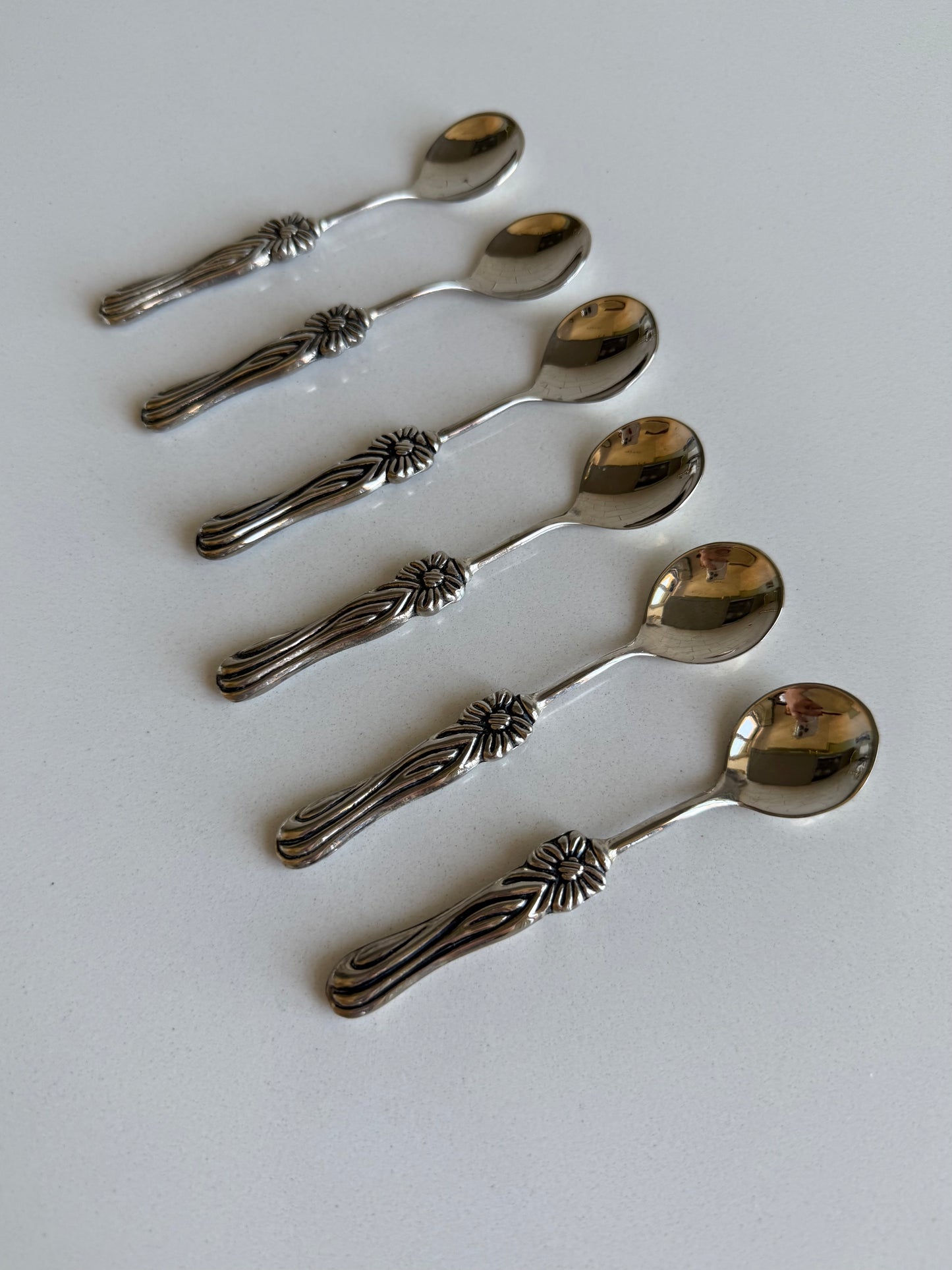 Rosetta ~ Set 6 cucchiaini con fiocco