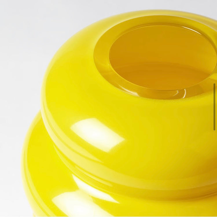 Vaso in vetro giallo IKEA KALLARHALS