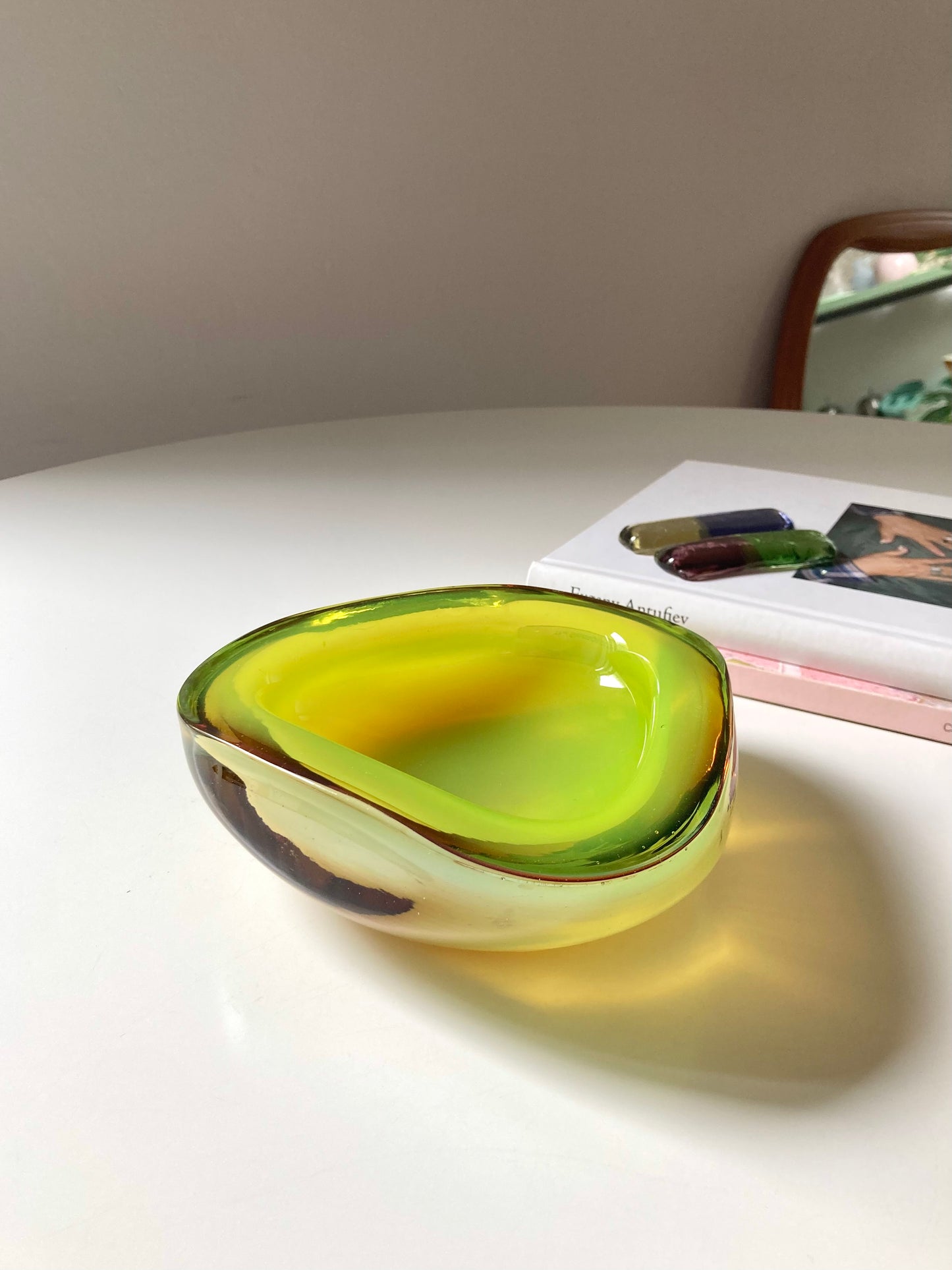 Grande svuotatasche in vetro di Murano