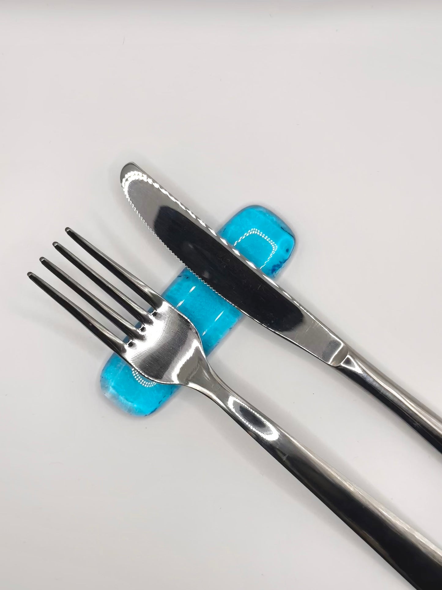 Poggia posate blu