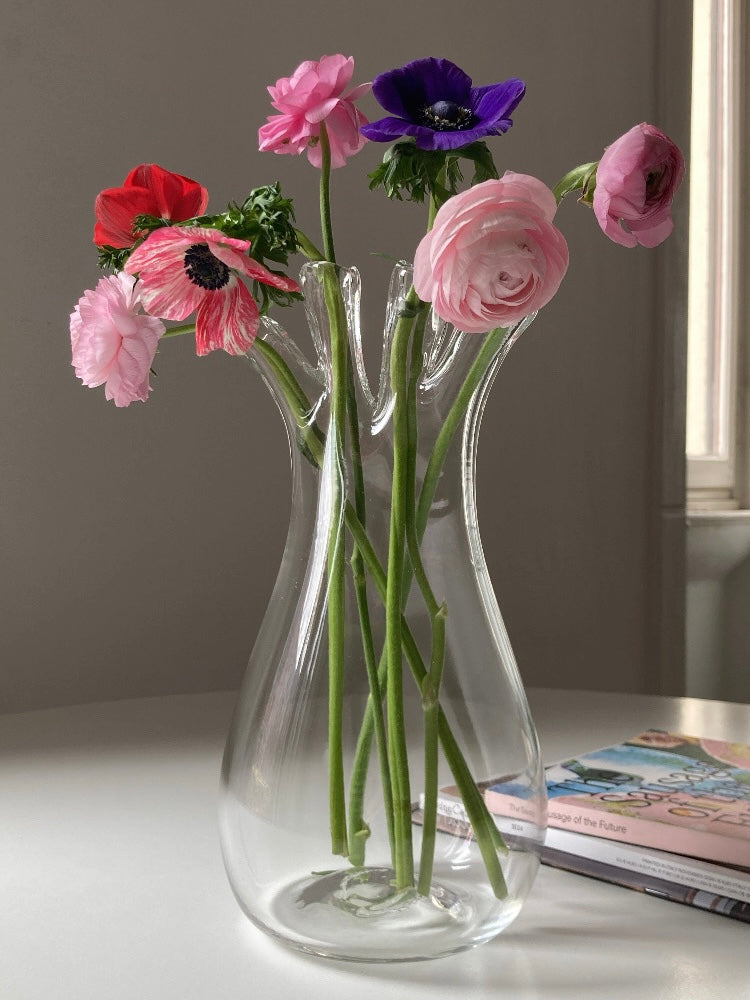 Vaso finocchio in vetro di Murano