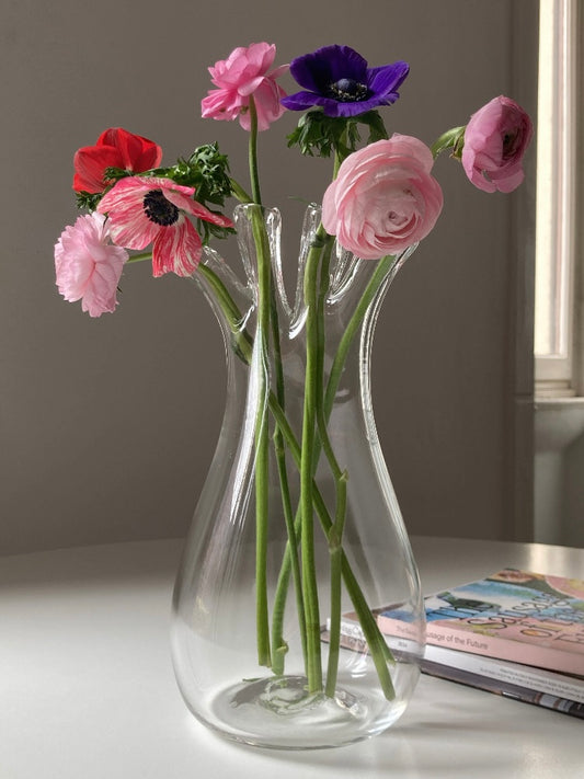 Vaso finocchio in vetro di Murano