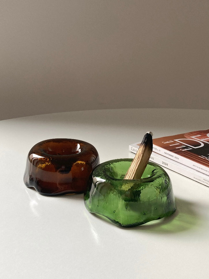 B2B ~ Bruciatore per palo santo in vetro fuso