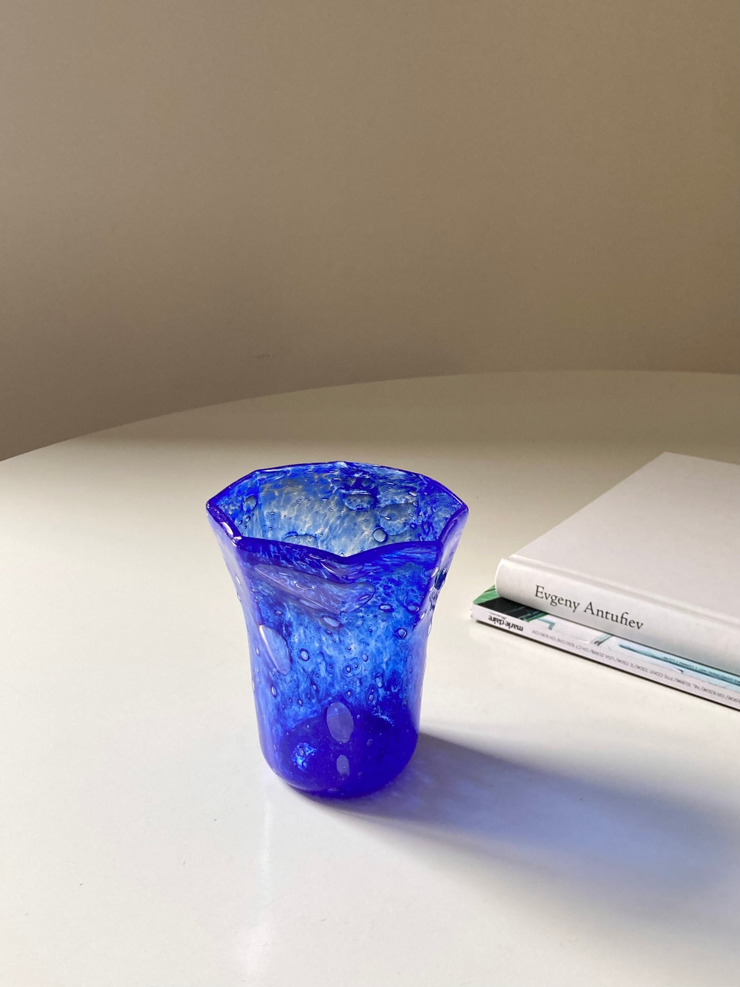Set di goti veneziani blu ottagonali
