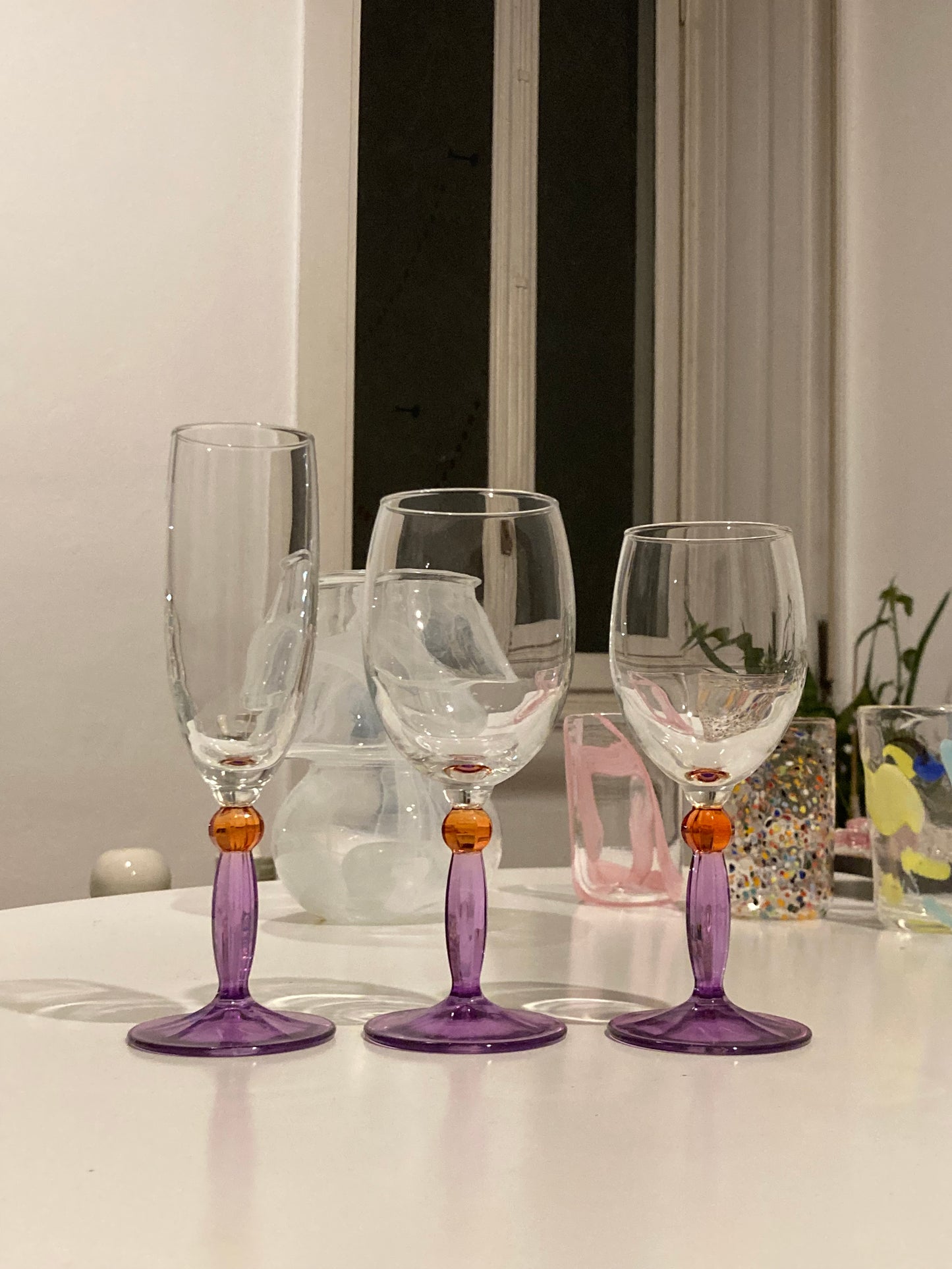 Servizio 12 calici da vino e acqua