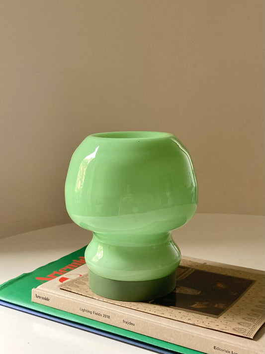 Lampada a fungo vintage verde