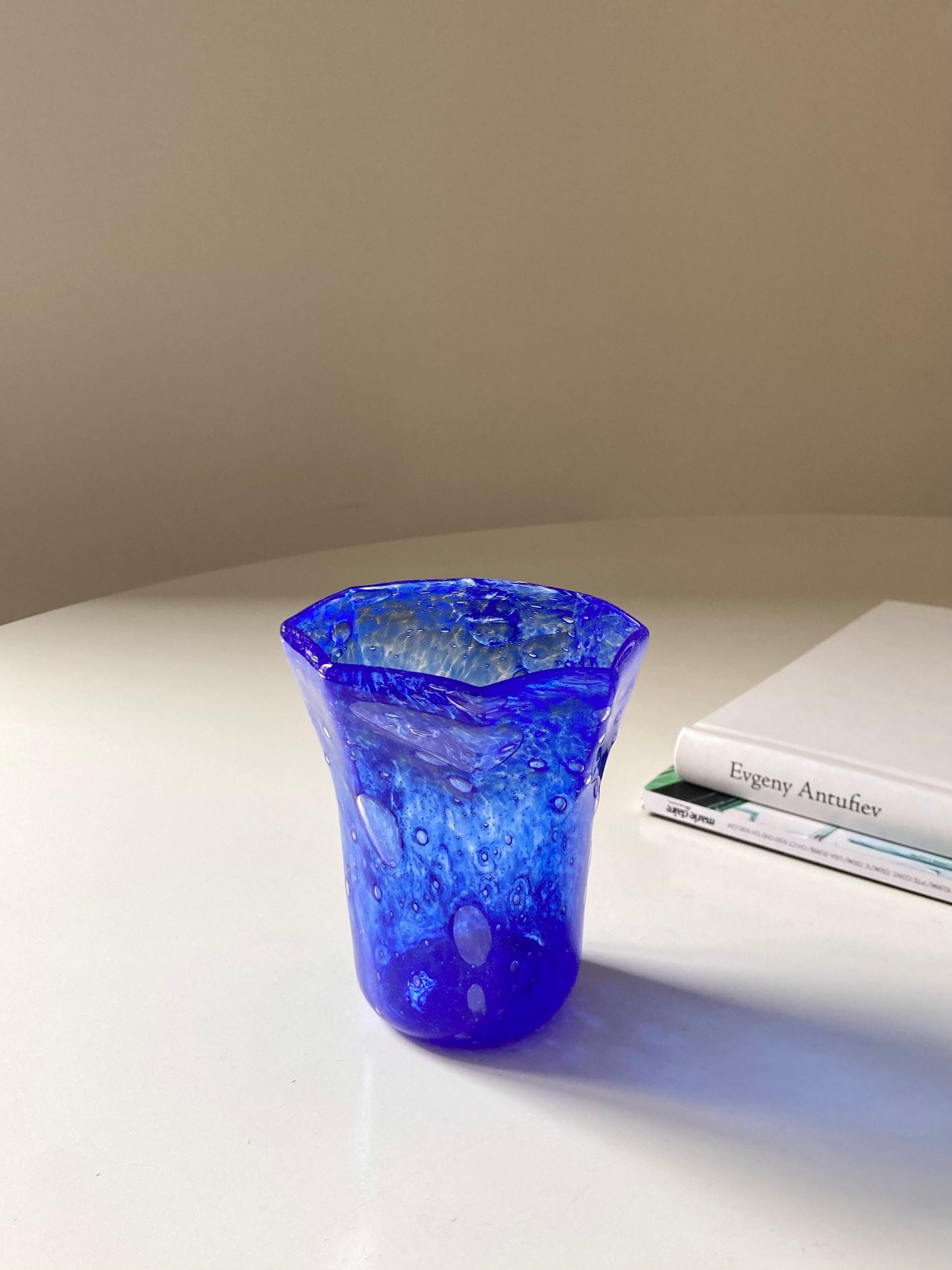 Set di goti veneziani blu ottagonali