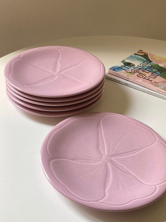 Set di 6 grandi piatti piani francesi