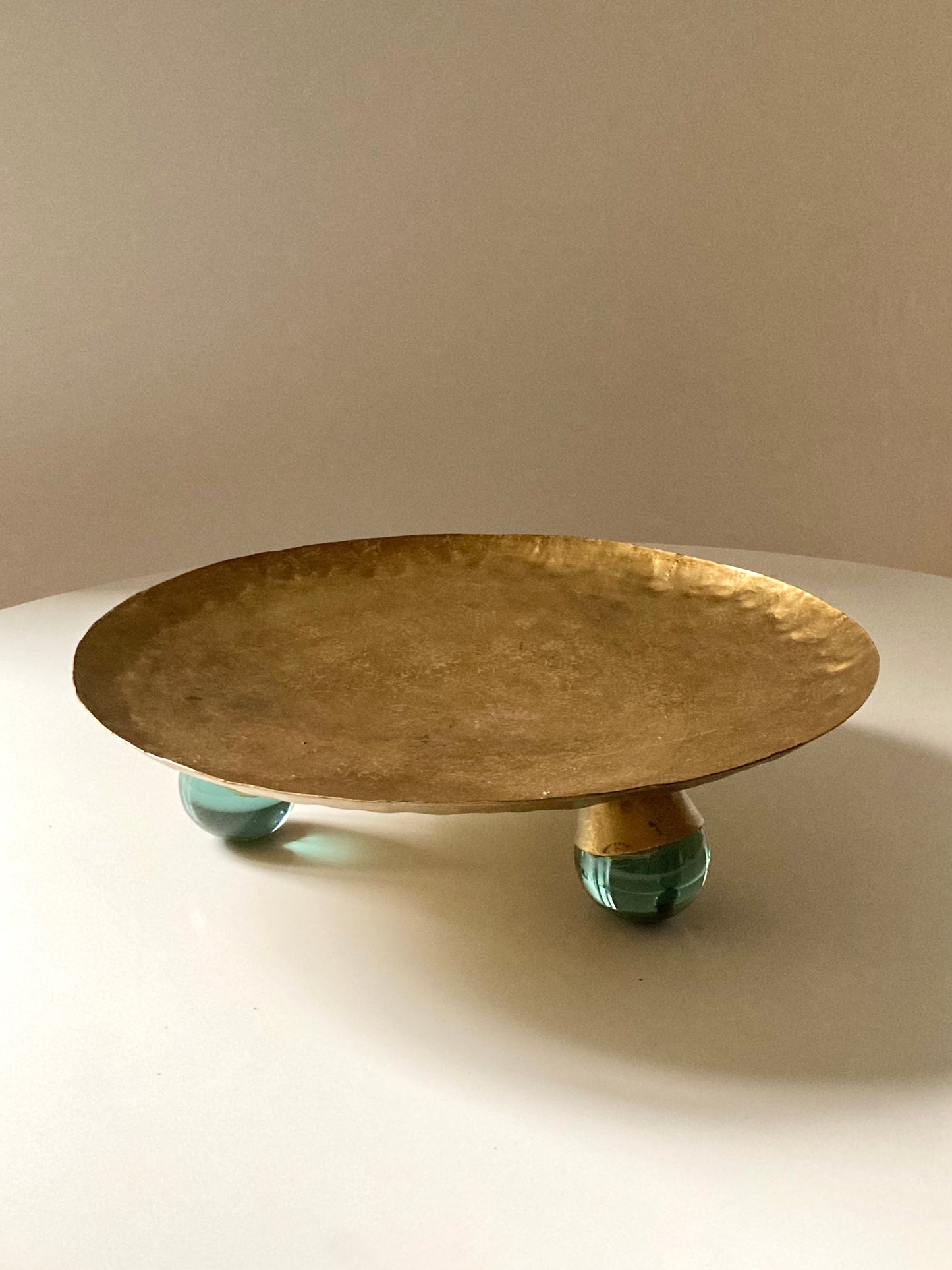 Large brass plate