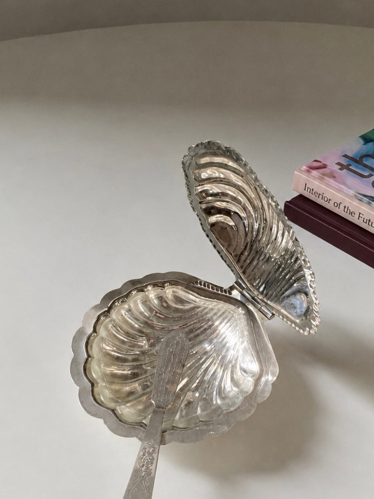 Conchiglia porta burro con spatolina
