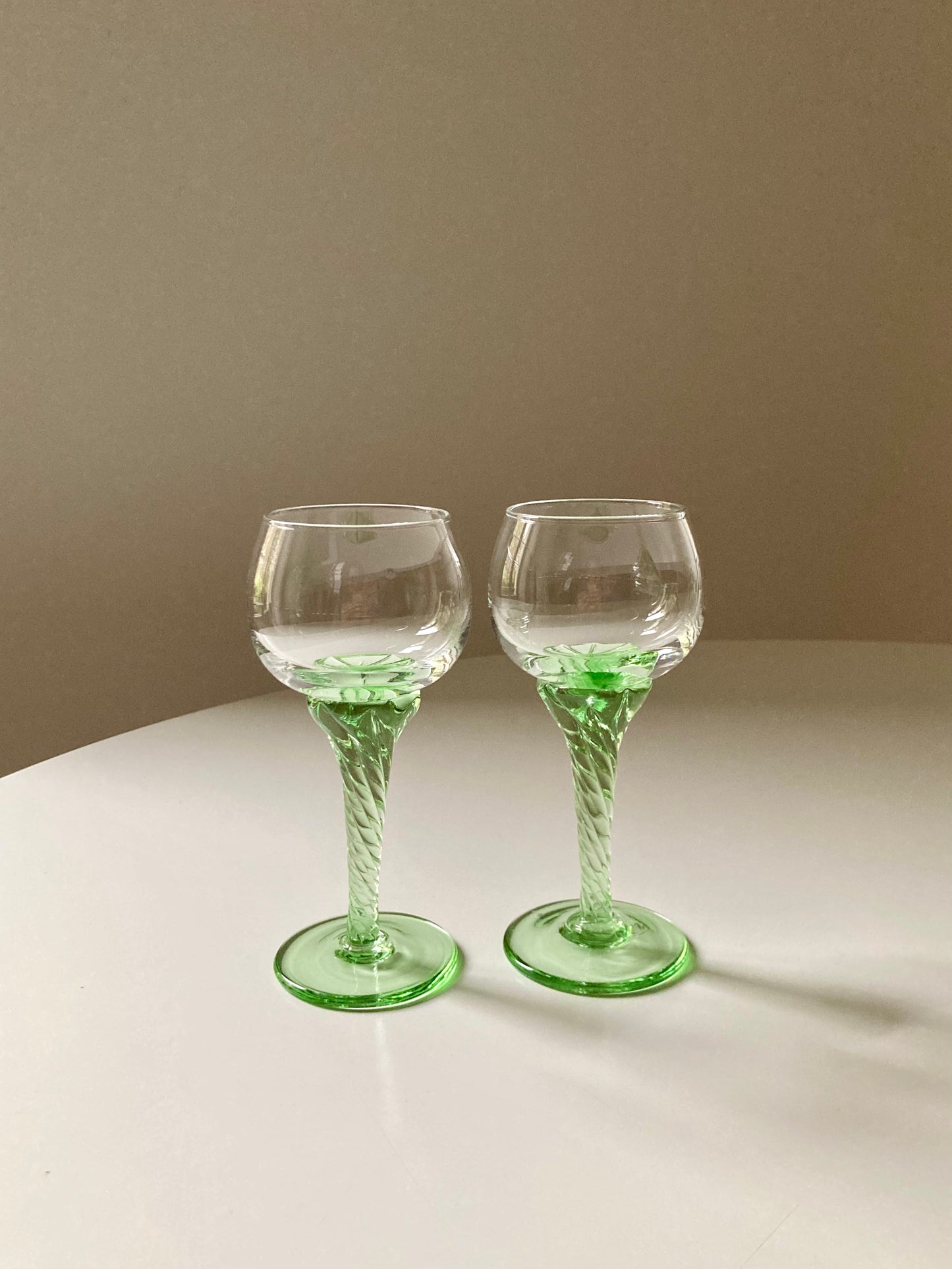 Set of 6 handmade glasses