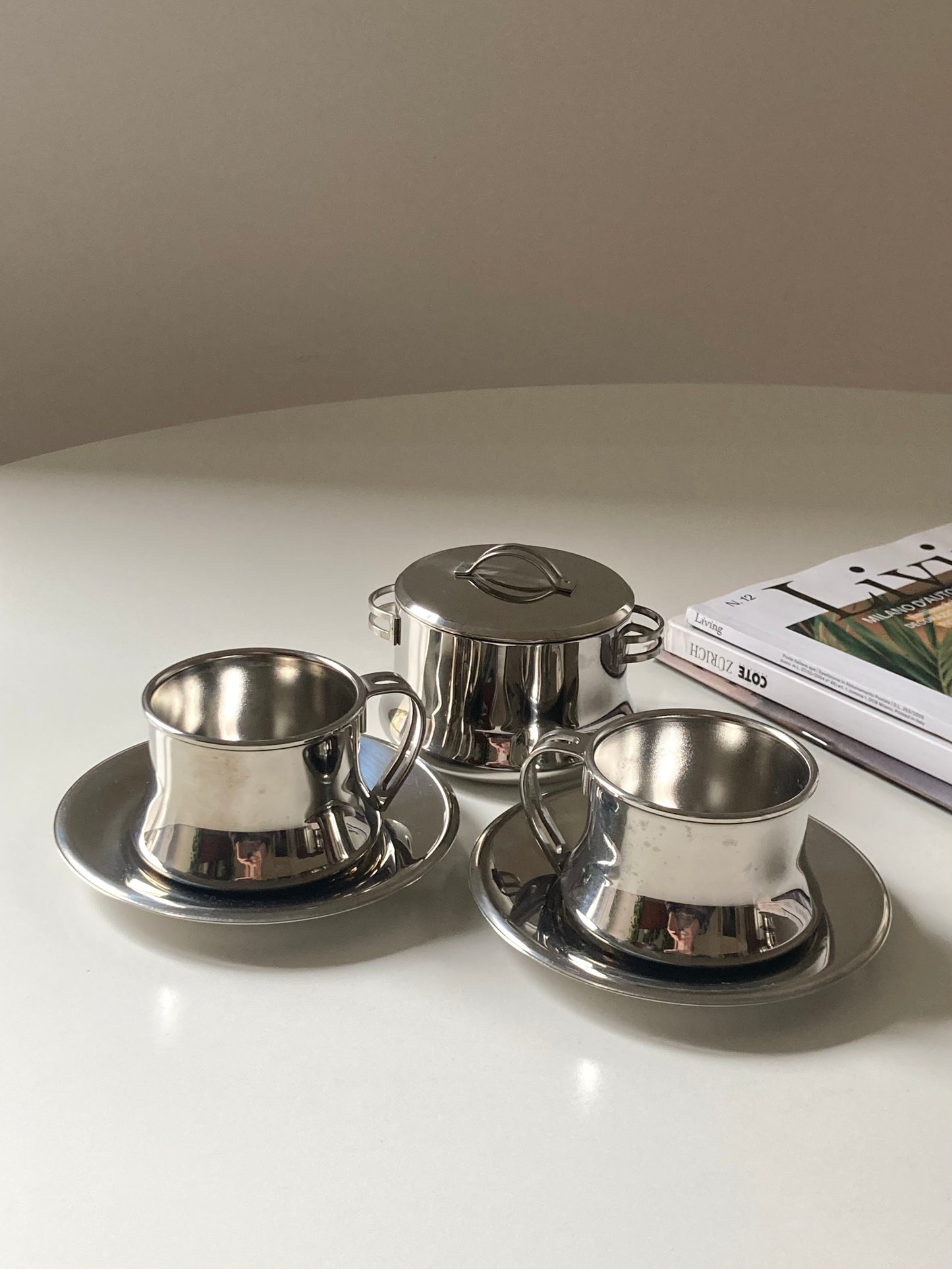 Set 6 tazzine termiche con zuccheriera