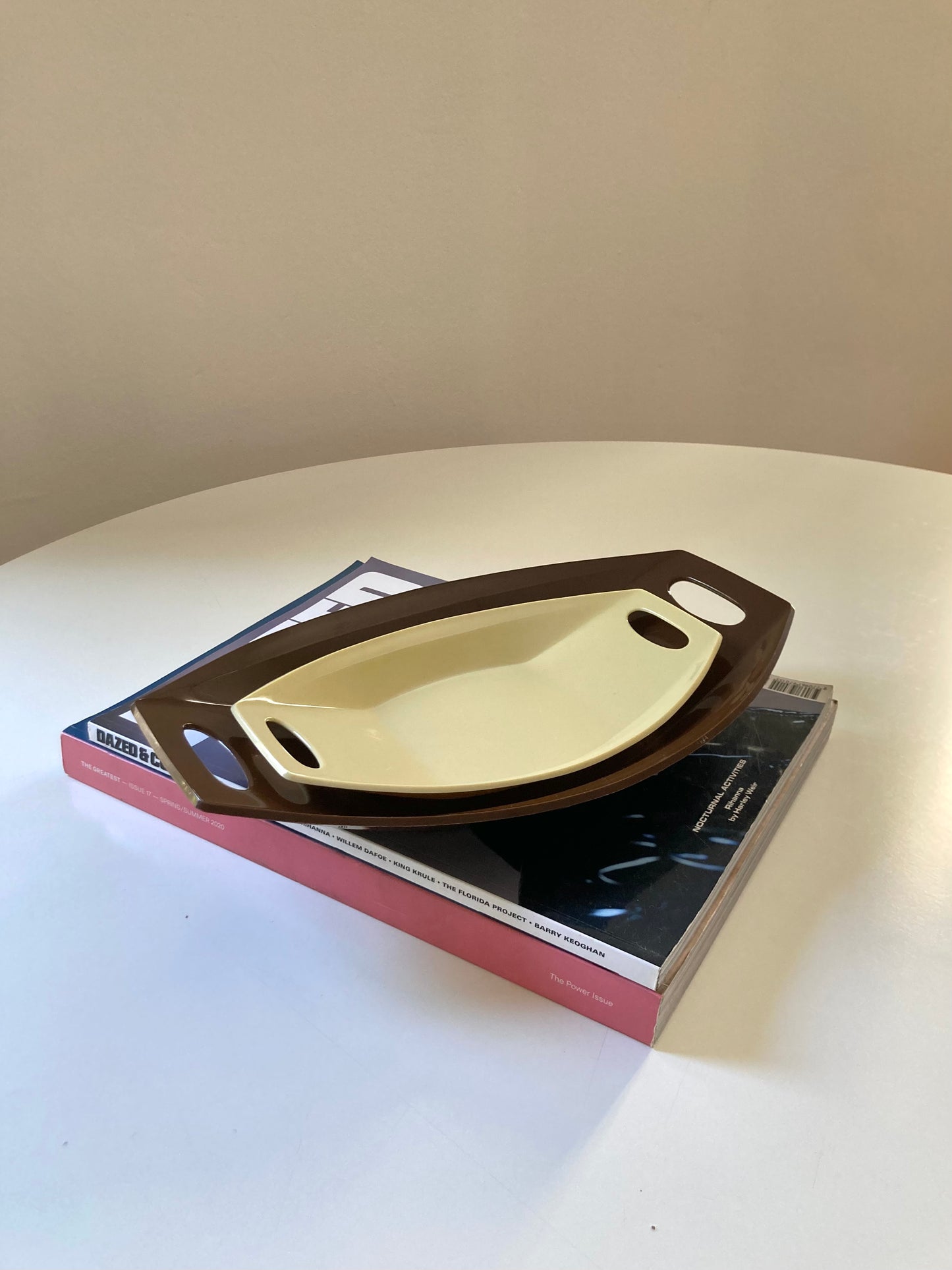 Vintage space age tray