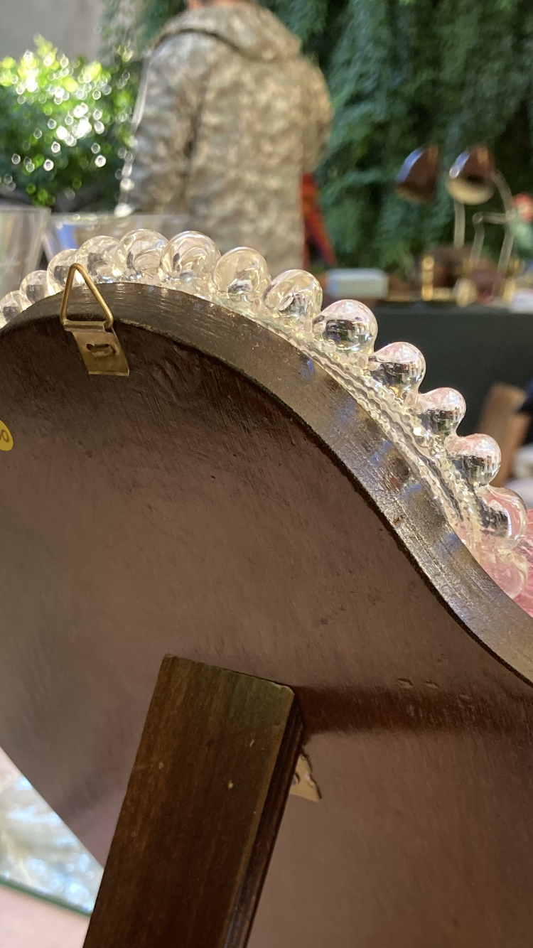 Specchio in vetro di Murano vintage