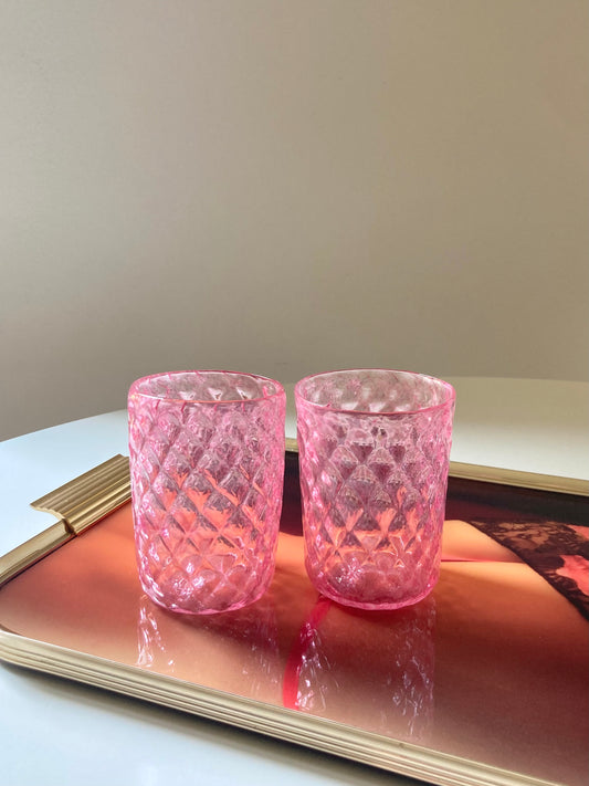 Set di goti veneziani balloton rosa